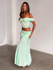 Denali Maxi Skirt - Soft Mint
