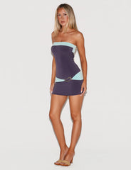 Eos Mini Dress - Midnight And Aqua