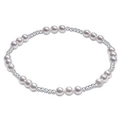 Joy Pearl 4mm Sterling Bracelet