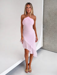 Elarina Midi Dress - Pink