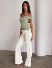 Kittie Pant - White : Cream