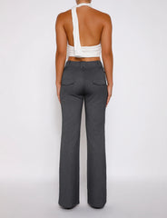 Kittie High Rise Pant - Grey