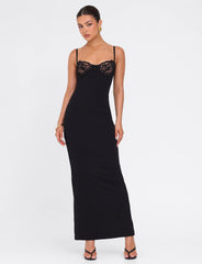 Allura Maxi Dress - Black