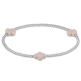 Signature Cross 2mm Sterling Bracelet