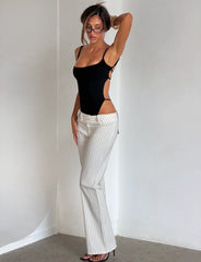 Kittie Pant - Ivory Stripe