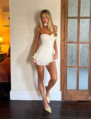 Lyra Mini Dress - Cream