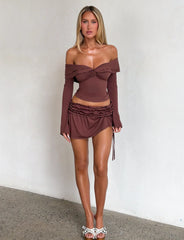 Denali Long Sleeve Top - Chocolate
