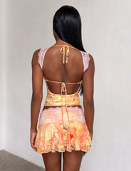 Dune Mesh Top - Creamsicle