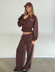 Merryn Track Pant - Chocolate