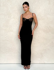 Allura Maxi Dress - Black
