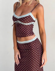 Amara Top - Polka Dot