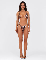 Finlea Bikini Top - Neutral : Leopard : Leopard Haze