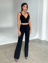 Kittie High Rise Pant - Black