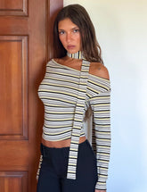 Kiersten Scarf Top - Multistripe