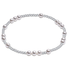 Hope Unwritten Pearl 4mm Sterling Bracelet