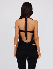 Makena Two-Piece Top - Black