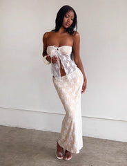 Karolina Skirt - White : White Lace