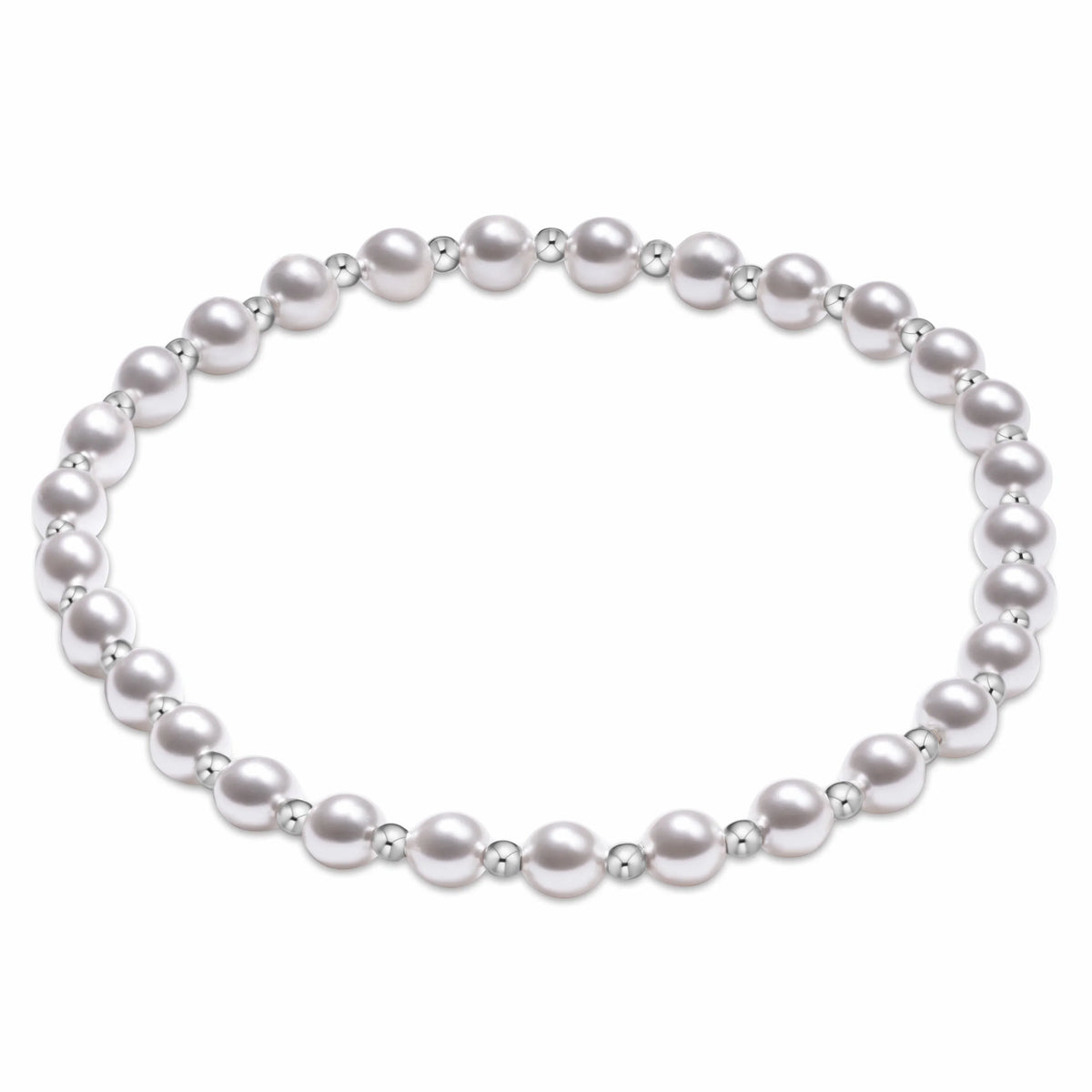 Grateful Pearl 4mm Sterling Bracelet