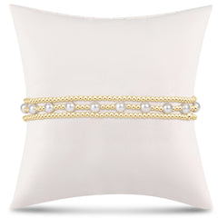 simply classic sincerity stack - pearl - stack of 3