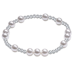 Hope Unwritten Pearl 6mm Sterling Bracelet