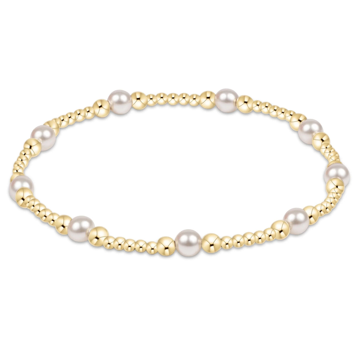 Purpose Pearl 4mm Gold Bracelet