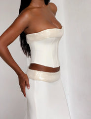 Charlyze Bustier - Cream