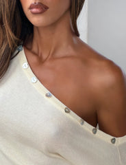 Tyla Sleeveless Knit Top - Cream