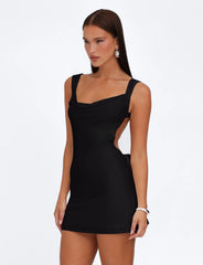 Zita Mini Dress - Black