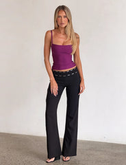 Midori Bandage Top - Plum
