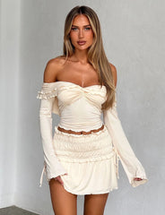 Denali Long Sleeve Top - White : Bone