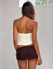 Lania Corset Top - Cream