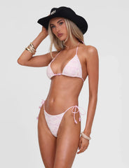 Brigitte Bikini Top - Ivory Lace