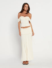 Denali Maxi Skirt - Neutral : Bone