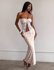 Karolina Skirt - White : White Lace