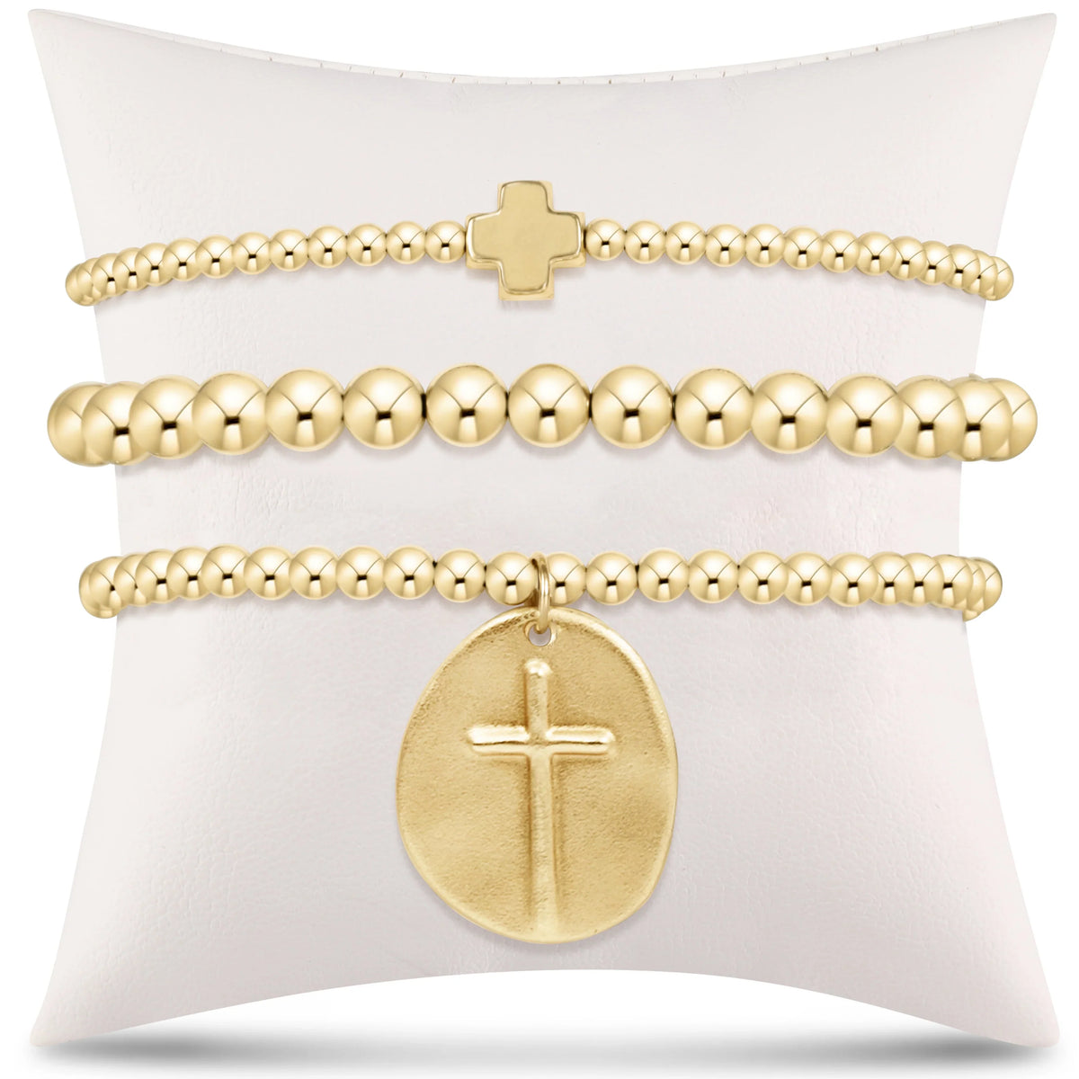 enewton Extends - e's luxe go-to gift stack - gold