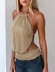 Evanna Top - Gold