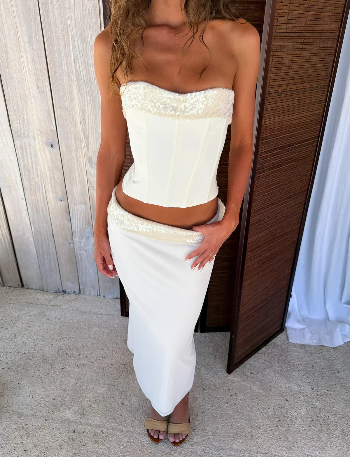 Charlyze Bustier - Cream