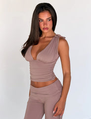 Halona Top - Mocha