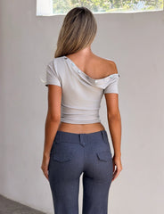Marita Top - Dove Grey