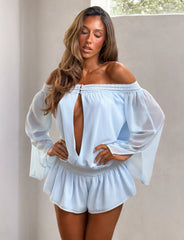 Tessie Playsuit - Baby Blue
