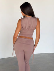 Halona Top - Mocha