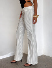 Kittie Pant - Ivory Stripe