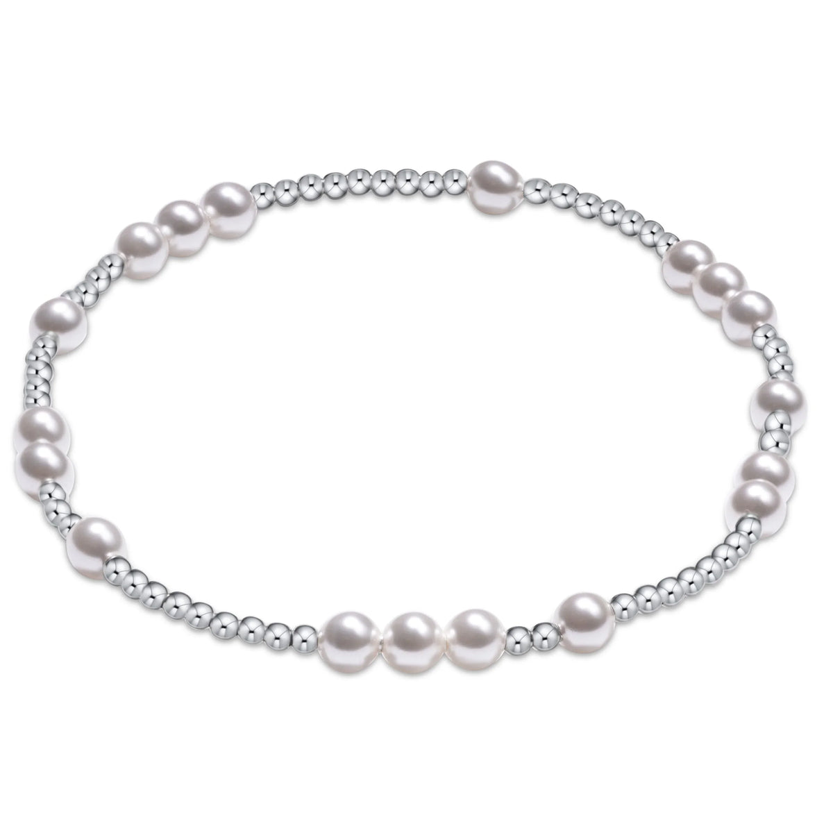 Hope Unwritten Pearl 4mm Sterling Bracelet