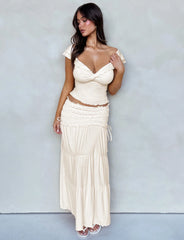 Denali Maxi Skirt - Neutral : Bone