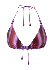 Finlea Bikini Top - Dusk Ombre Stripe