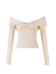 Denali Long Sleeve Top - White : Bone